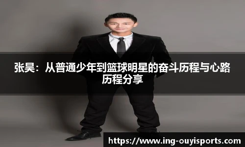 张昊：从普通少年到篮球明星的奋斗历程与心路历程分享